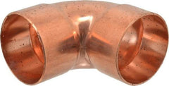 Mueller Industries - 3" Wrot Copper Pipe 90° Elbow - C x C, Solder Joint - Exact Tool & Supply