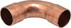 Mueller Industries - 1" Wrot Copper Pipe 90° Long Radius Elbow - C x C, Solder Joint - Exact Tool & Supply