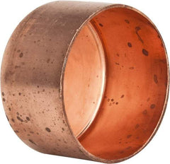 Mueller Industries - 4" Wrot Copper Pipe Tube Cap - C, Solder Joint - Exact Tool & Supply