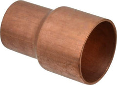 Mueller Industries - 1-1/2 x 1" Wrot Copper Pipe Reducer - FTG x C, Solder Joint - Exact Tool & Supply