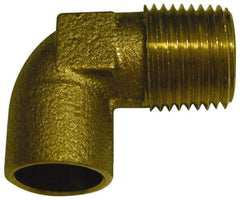 Mueller Industries - 3/4" Cast Copper Pipe 90° Elbow - C X M, Solder Joint - Exact Tool & Supply