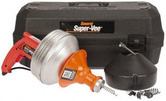 General Pipe Cleaners - Electric Battery Drain Cleaning Machine - For 3" Pipe, 500 Max RPM - Exact Tool & Supply