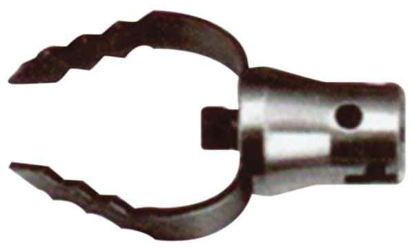 General Pipe Cleaners - Drain Cleaning Machine 2" U-Cutter with R-Connector - For Use with Root 66 (7/8" Section) - Exact Tool & Supply