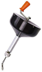 General Pipe Cleaners - For 1-1/4 to 2 Inch Pipe, 25 Foot Cable Length, Handheld, Manual and Hand Drain Cleaner - Steel Drum - Exact Tool & Supply