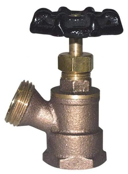 Legend Valve - 1/2" Pipe, Lead Free Brass, FNPT x MGHT End Connection, Boiler Drain Valve - Exact Tool & Supply
