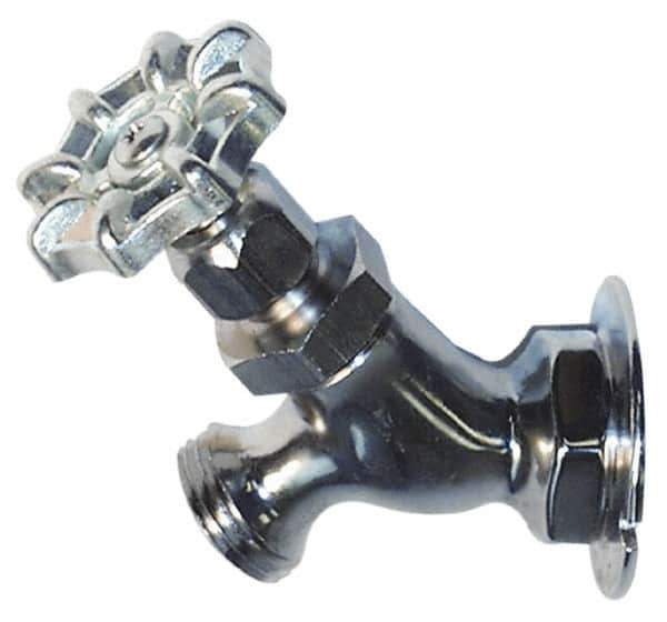 Legend Valve - 1/2" Pipe, Lead Free Brass Sillcock - Handwheel Handle, FNPT x MGHT End Connections, 125 psi WOG Rating - Exact Tool & Supply