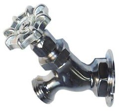 Legend Valve - 1/2" Pipe, Lead Free Brass Sillcock - Handwheel Handle, FNPT x MGHT End Connections, 125 psi WOG Rating - Exact Tool & Supply
