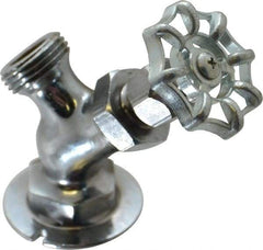 Legend Valve - 3/4" Pipe, Chrome Plated Brass Sillcock - Handwheel Handle, FNPT x GHT End Connections, 125 psi WOG Rating - Exact Tool & Supply