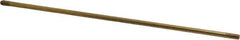 Legend Valve - 12" Long, 5/16-18 Thread, Float Valve Rod - Brass - Exact Tool & Supply