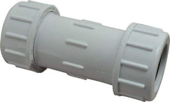 Legend Valve - 1-1/2" Pipe, PVC Compression Pipe Coupling - 150 psi WOG Rating - Exact Tool & Supply