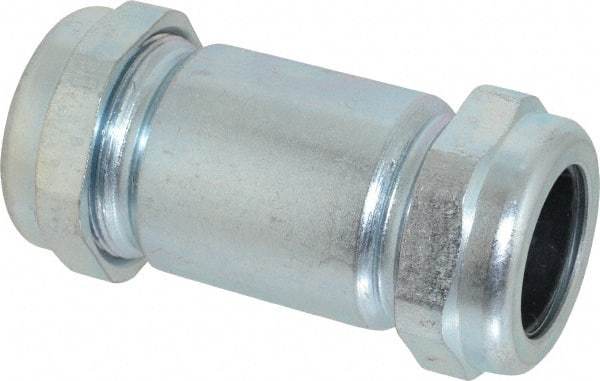 Legend Valve - 1" Pipe, Galvanized Compression Pipe Coupling - 200 psi WOG Rating - Exact Tool & Supply
