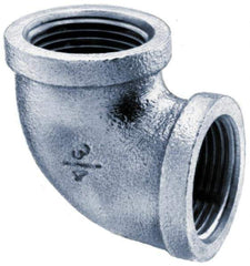 Merit Brass - 4" Grade 304 Stainless Steel Pipe 90° Elbow - FNPT x FNPT End Connections, 150 psi - Exact Tool & Supply