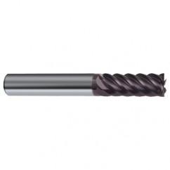 6mm Dia. - 57mm OAL - 45° Helix Firex Carbide End Mill - 6 FL - Exact Tool & Supply