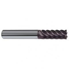 12mm Dia. - 83mm OAL - 45° Helix Firex Carbide End Mill - 6 FL - Exact Tool & Supply