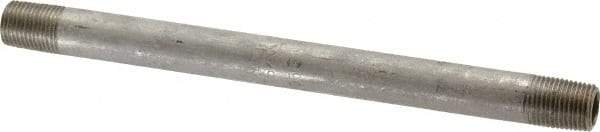 Merit Brass - Schedule 40, 1/8" Pipe x 5" Long, Grade 316/316L Stainless Steel Pipe Nipple - Welded & Threaded - Exact Tool & Supply