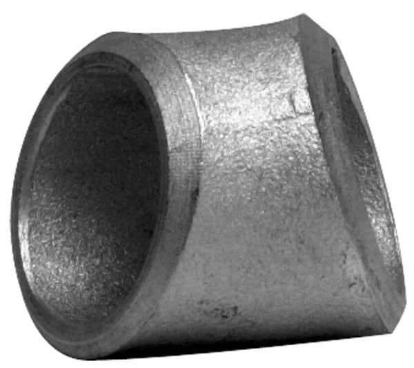 Merit Brass - 3" Grade 304L Stainless Steel Pipe 45° Long Radius Elbow - Butt Weld x Butt Weld End Connections - Exact Tool & Supply