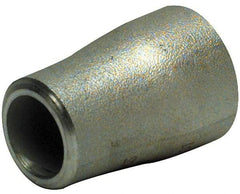 Merit Brass - 6 x 4" Grade 304L Stainless Steel Pipe Concentric Reducer - Butt Weld x Butt Weld End Connections - Exact Tool & Supply