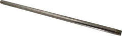 Merit Brass - Schedule 40, 1/2" Pipe x 24" Long, Grade 316/316L Stainless Steel Pipe Nipple - Welded & Threaded - Exact Tool & Supply