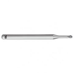 1/32" Dia. - 2-1/2" OAL - Carbide - Ball End HP End Mill-2 FL - Exact Tool & Supply