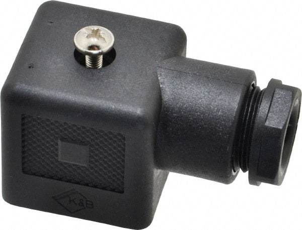 Parker - Solenoid Valve DIN Cable Gland - Gasket Included - Exact Tool & Supply