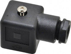 Parker - Solenoid Valve DIN Cable Gland - Gasket Included - Exact Tool & Supply