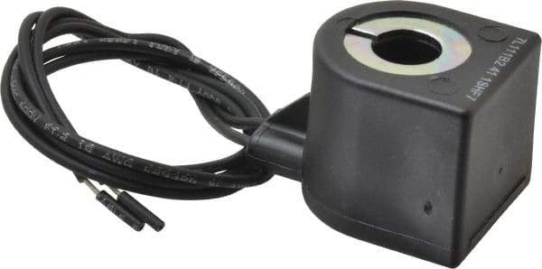 Parker - 24/60 Volt, 18 Coil Lead Length, Solenoid Coil - 10 Watt - Exact Tool & Supply