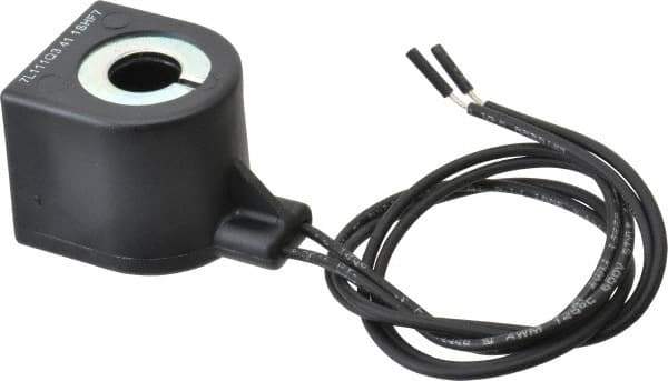 Parker - 220/50, 240/60 Volt, 18 Coil Lead Length, Solenoid Coil - 10 Watt - Exact Tool & Supply