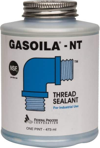 Federal Process - 1 Pt Brush Top Can Dark Blue Federal Gasoila-NT - 400°F Max Working Temp - Exact Tool & Supply