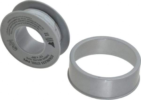 Federal Process - 1/2" Wide x 260" Long High Density Pipe Repair Tape - 4 mil Thick, -450 to 550°F, White - Exact Tool & Supply