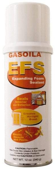 Federal Process - 12 Ounce Work Sav'r Expanding Foam Chemical Detectors, Testers and Insulator - Aerosol - Exact Tool & Supply