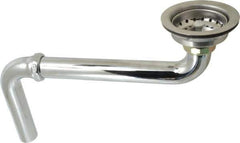 Just Mfg. - Crump Cup Drain System - Chrome Plated Brass - Exact Tool & Supply