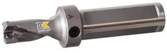 Kennametal - 25.4mm Max Drill Depth, 2xD, 12.7mm Diam, Indexable Insert Drill - 2 Inserts, 3/4" Shank Diam, Straight Shank - Exact Tool & Supply