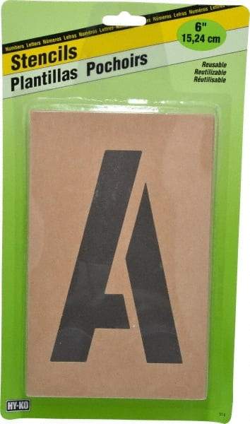 Value Collection - Facility Stencils Type: Letter Set (A-Z) Message Type: Plant Marking - Exact Tool & Supply