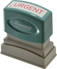 Value Collection - Urgent, Red Pre-Inked Stamp - 1/2 Inch Wide x 1-5/8 Inch Long - Exact Tool & Supply