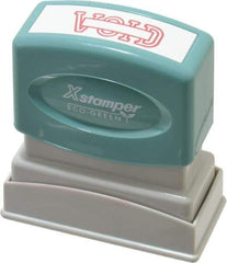 Value Collection - Void, Red Pre-Inked Stamp - 1/2 Inch Wide x 1-5/8 Inch Long - Exact Tool & Supply