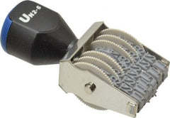Value Collection - 3/16 Character Size, Numbering Stamp - 6 Bands - Exact Tool & Supply