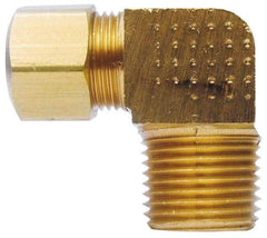 Cerro - 5/8" OD, Brass Male Elbow - Comp x MNPT Ends - Exact Tool & Supply