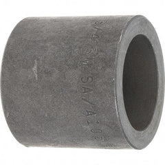 Made in USA - Size 3/4", Class 3,000, Forged Carbon Steel Black Pipe Coupling - 925 psi, Socket Weld End Connection - Exact Tool & Supply