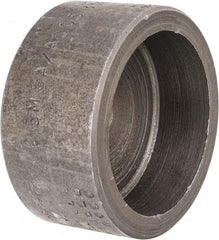 Made in USA - Size 2", Class 3,000, Forged Carbon Steel Black Pipe End Cap - 925 psi, Socket Weld End Connection - Exact Tool & Supply