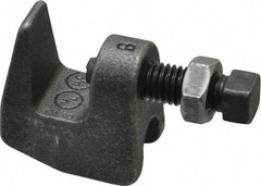 Made in USA - 3/4" Max Flange Thickness, 1/2" Rod C-Clamp - 760 Lb Capacity, Ductile Iron - Exact Tool & Supply