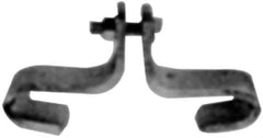 Made in USA - 3/8" Rod Center Beam Clamp - 1,000 Lb Capacity, Carbon Steel - Exact Tool & Supply