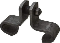 Made in USA - 3/8" Rod Center Beam Clamp - 1,000 Lb Capacity, Carbon Steel - Exact Tool & Supply