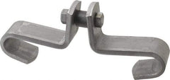 Made in USA - 3/8" Rod Center Beam Clamp - 1,000 Lb Capacity, Carbon Steel - Exact Tool & Supply