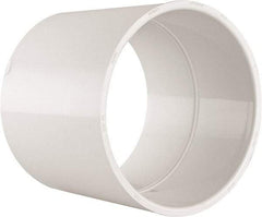 Value Collection - 6" PVC Plastic Pipe Coupling - Schedule 40, Slip x Slip End Connections - Exact Tool & Supply