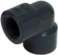 Value Collection - 2-1/2" CPVC Plastic Pipe 90° Elbow - Schedule 80, FIPT x FIPT End Connections - Exact Tool & Supply