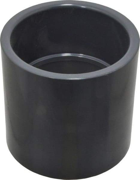 Value Collection - 3" PVC Plastic Pipe Coupling - Schedule 80, Slip x Slip End Connections - Exact Tool & Supply