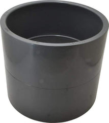 Value Collection - 8" PVC Plastic Pipe Coupling - Schedule 80, Slip x Slip End Connections - Exact Tool & Supply