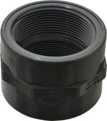Value Collection - 2" PVC Plastic Pipe Coupling - Schedule 80, FIPT x FIPT End Connections - Exact Tool & Supply