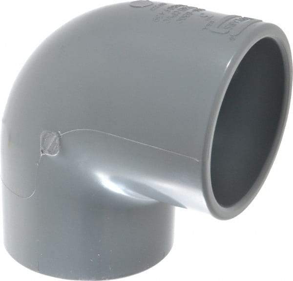 Value Collection - 3" CPVC Plastic Pipe 90° Elbow - Schedule 80, Slip x Slip End Connections - Exact Tool & Supply