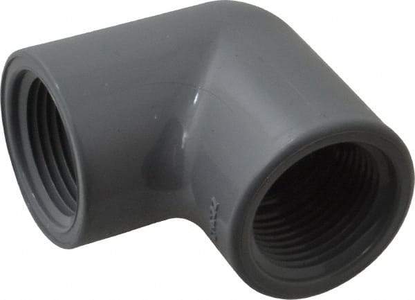 Value Collection - 3/4" CPVC Plastic Pipe 90° Elbow - Schedule 80, FIPT x FIPT End Connections - Exact Tool & Supply